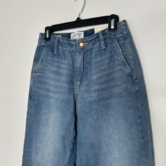 Women's High-Rise Straight Jeans - Universal Thread Medium Wash 0 Target - Picture 4 of 6